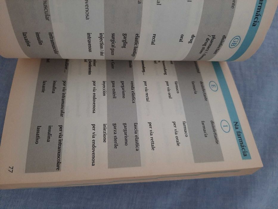 Dicionário de Viagem Multi lingue