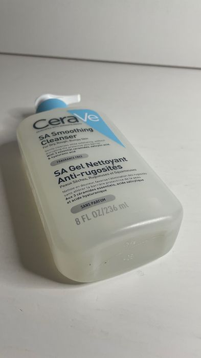 (44) CeraVe SA Smoothing Cleanser, wygładzający żel do mycia, 236ml