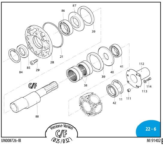Zbiornik oleju pompy AR Annovi Reverberi 60-280