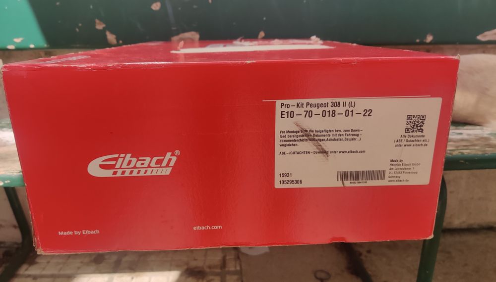 Molas Eibach Pro kit - Peugeot 308