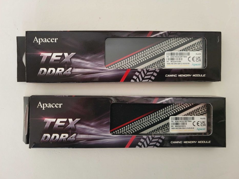 Оперативна пам'ять 32GB (2x16) DDR4 3200 MHz Apacer NOX