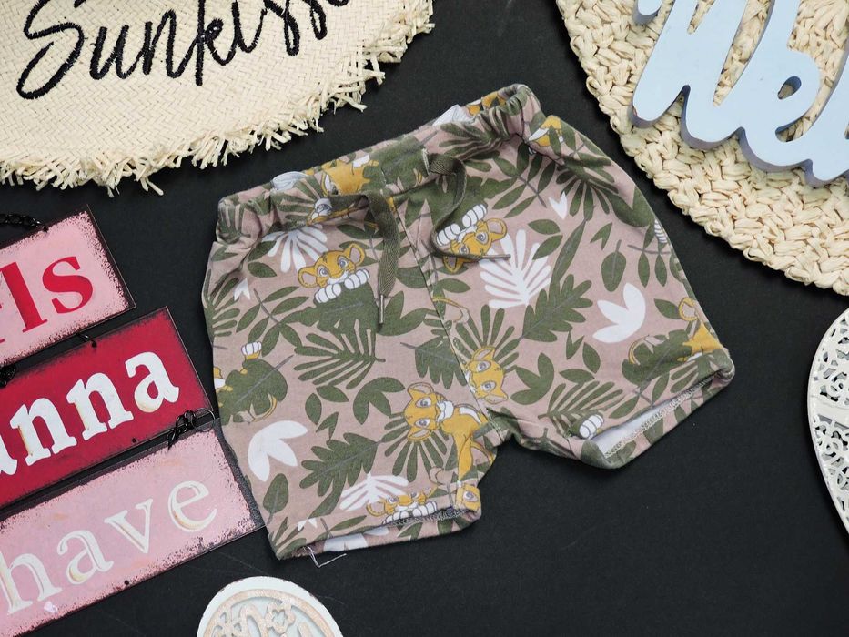 Name It - bawełniane spodenki buggy Król Lew r 62