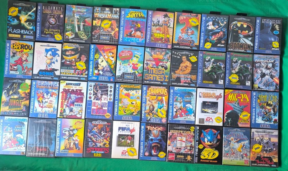 Lote Jogos Sega Mega Drive