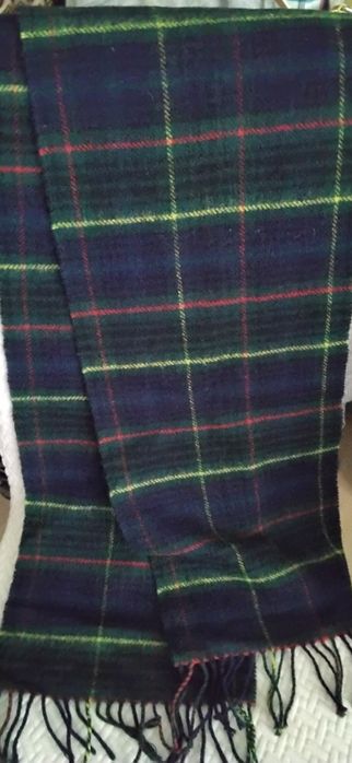 Szkocja Edinburgh Old Town Royal Mile Tartan szalik z wełny