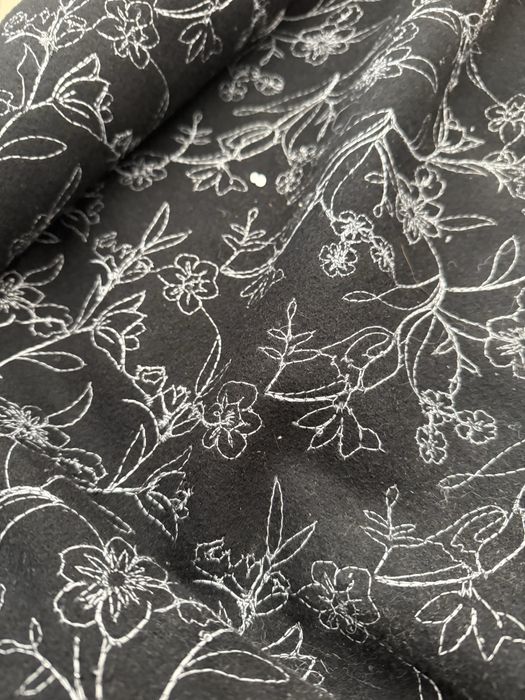 Ткань / опт / мебельная плотная / пальтовая / чёрная, от 5 м. 55 грн/м