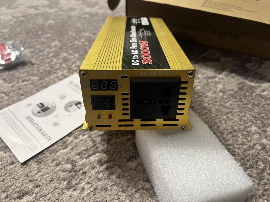 Інвертор - чиста синусоїда з 12в на 220в