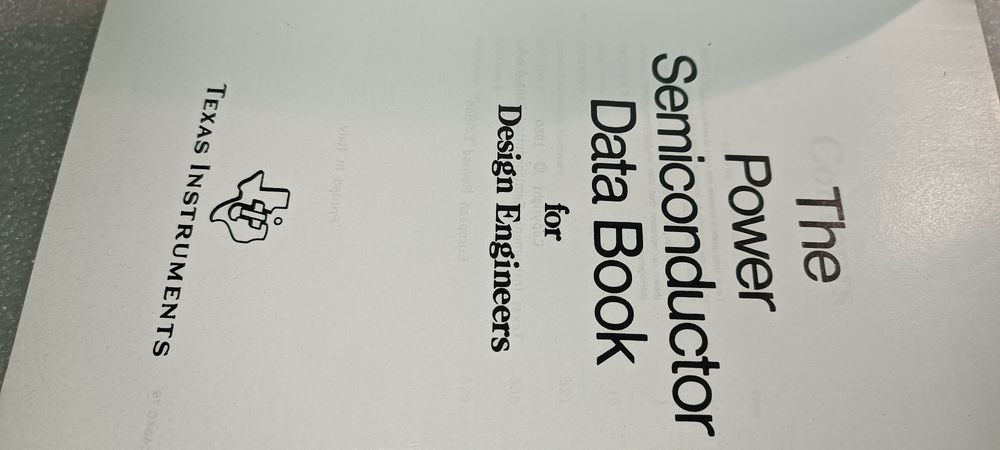 Antigo Livro Power Semiconductor Data Book 1982