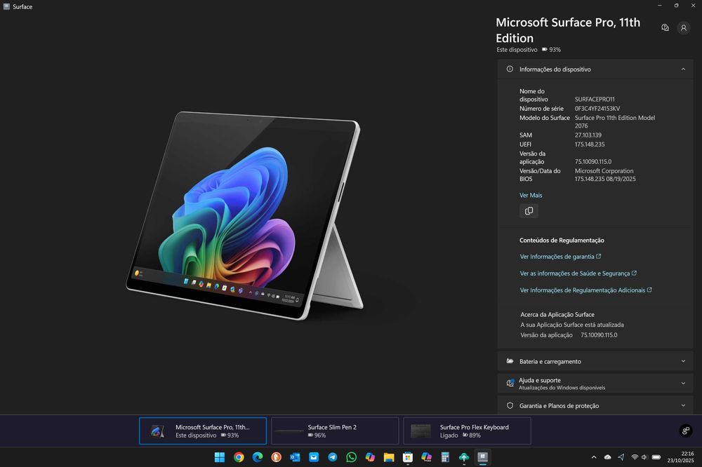 Microsot Surface Pro 11th Edition - Snapdragon(R) X 12-core X1E80100