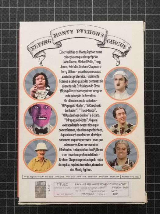 Os Melhores Momentos de Monty Python, DVD box set