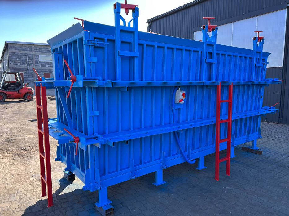 Samowibracyjna forma stalowa, produkcja form do piwnic, szamb, kanałów