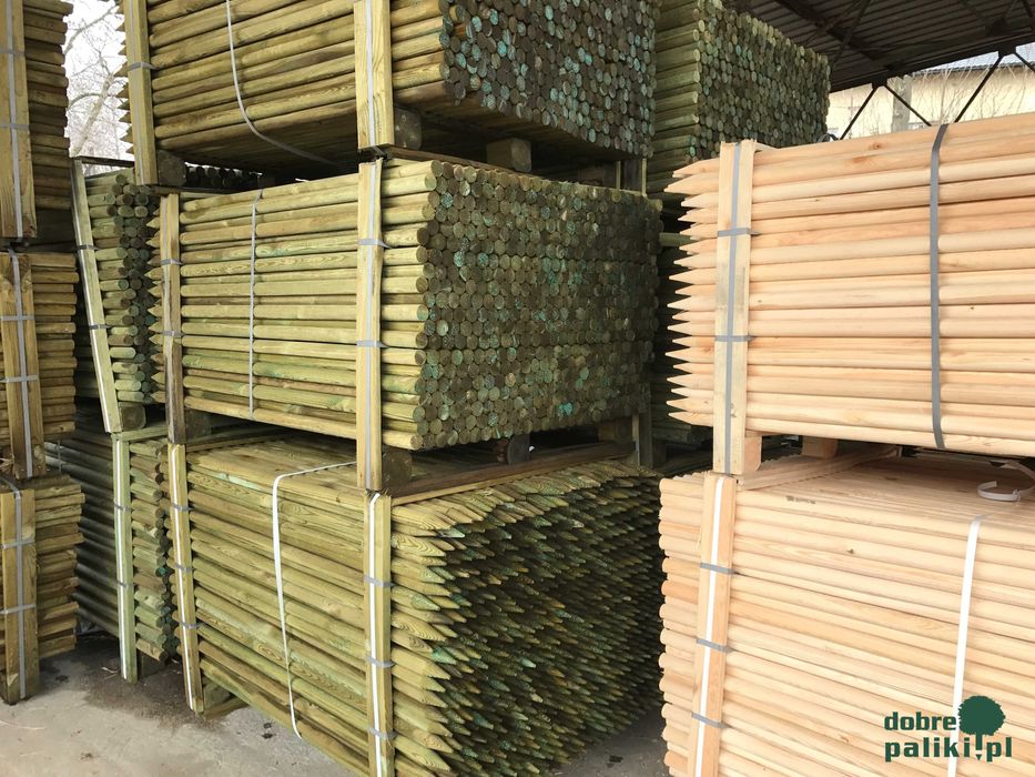 Palik, Palisada, Palik drewniany, Palisada drewniana, fi10 fi12