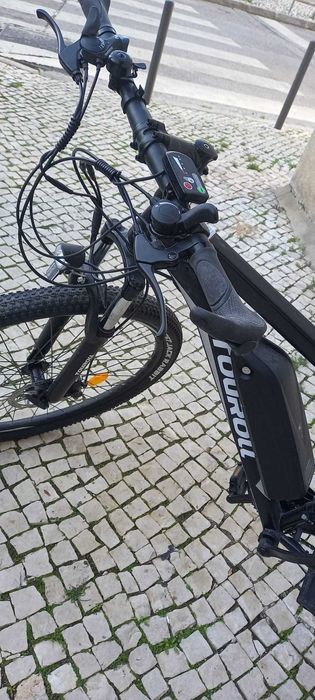Bicicleta Elétrica Aro 29 + Acessórios novos - Marca TOUROLL - Nova