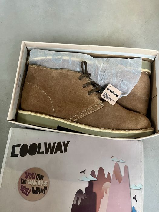 Nowe buty chukka Coolway r.43 zamszowe ocieplane skórzane nowe