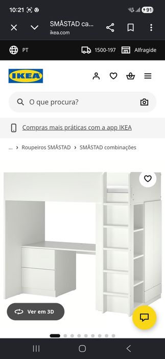 Cama alta/ beliche