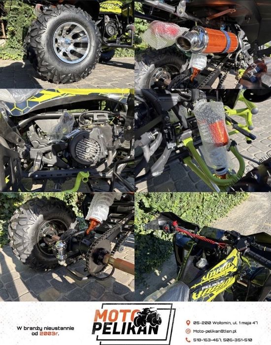 DUŻY QUAD 250 // Predator PRO  // automat alufelgi ledy / raty dostawa