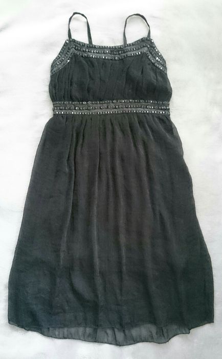 Czarna sukienka roz S na imprezę, Sylwestra