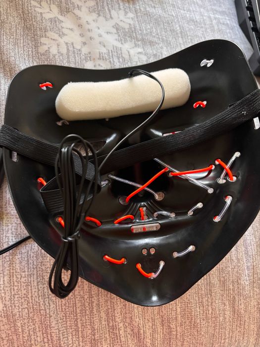 Máscara nova Halloween/Carnaval LED