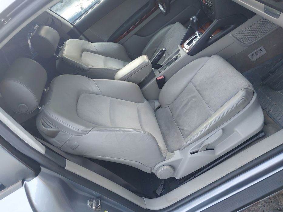 Fotele fotel kanapa półskóra jasna audi a3 8p 3 drzwi