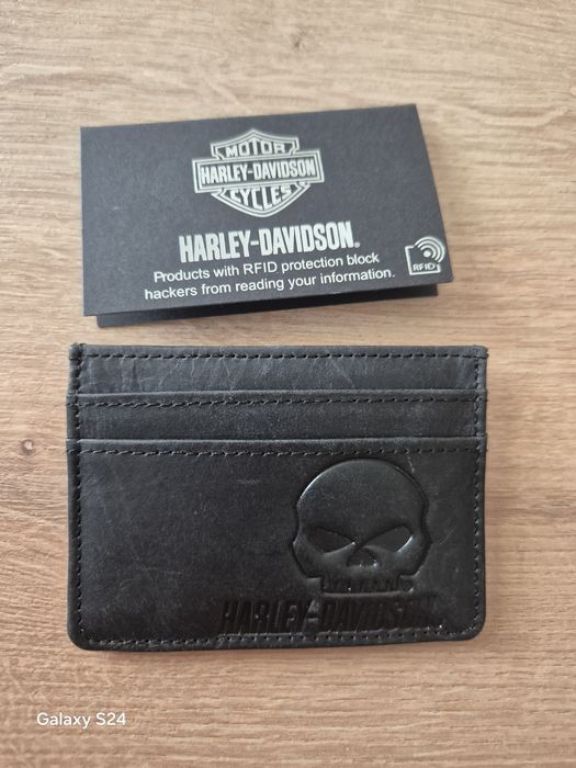 Harley Davidson oryginalny skorzany portfel na katy