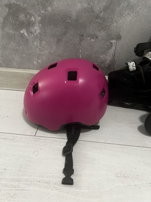 Rolki dziewczęce + kask