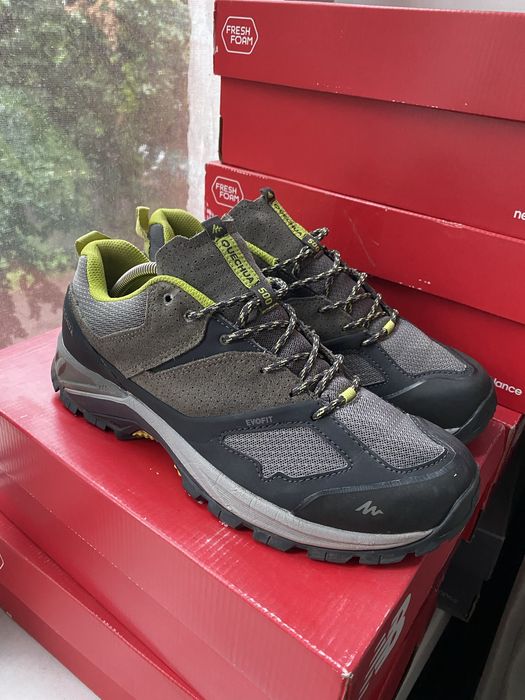 Quechua  43/44 evofit 5+ Gore tex Оригінальні трекінгові кросівки черевики чоловічі для походів туризму Refuge pro gtx moab low olive black