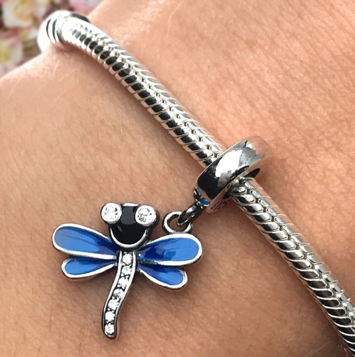 Charms zawieszka ważka srebro