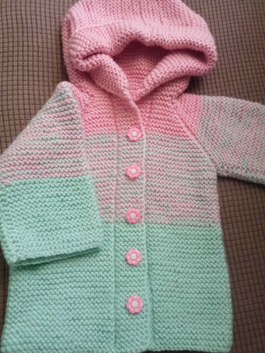 Кардіган вязаний для дівчинки 6-8 місяців