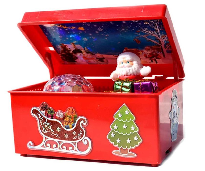 POZYTYWKA ŚWIĄTECZNA projektor świąteczny mikołaj tańczy śpiewa