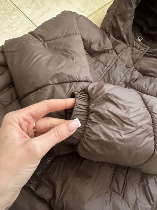 Куртка шоколадная пуховик