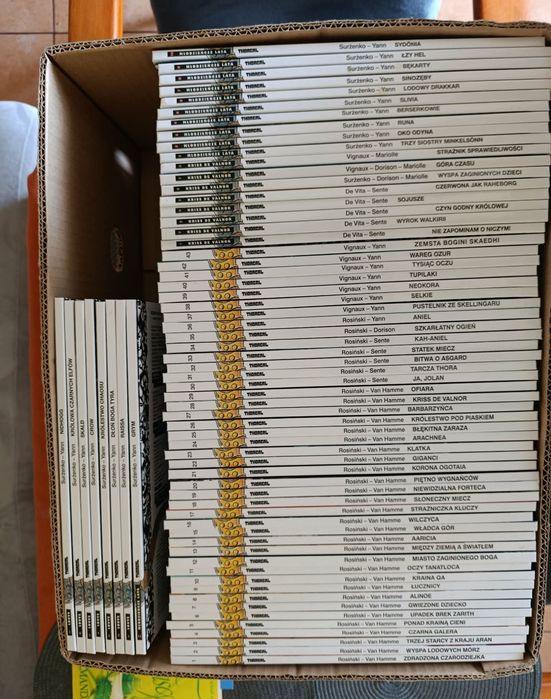 Komiksy Thorgal komplet 69 tomów w twardej oprawie