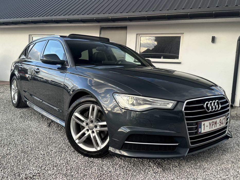 AUDI A6 C7 LIFT 2.0 TDI FULL S-LINE Panorama Skóra LED Kamera PDC 18"