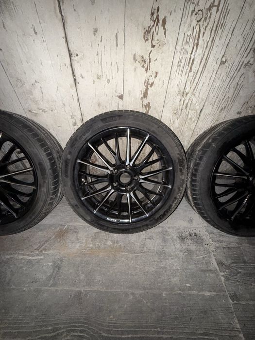Alufelgi DOTZ Rapier 17" 225/45R17 Hankook | Komplet Śruby + Dekielki