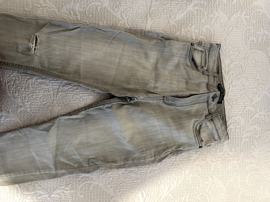 Calças Mulher Cinzentas