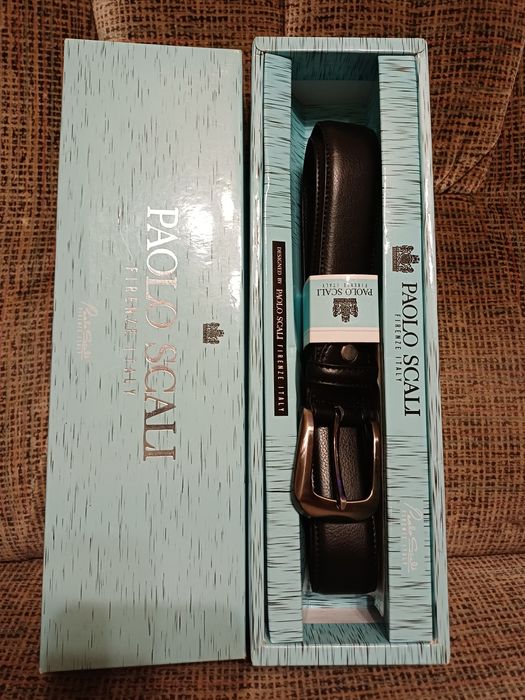 Мужской ремень . Искусственная кожа.