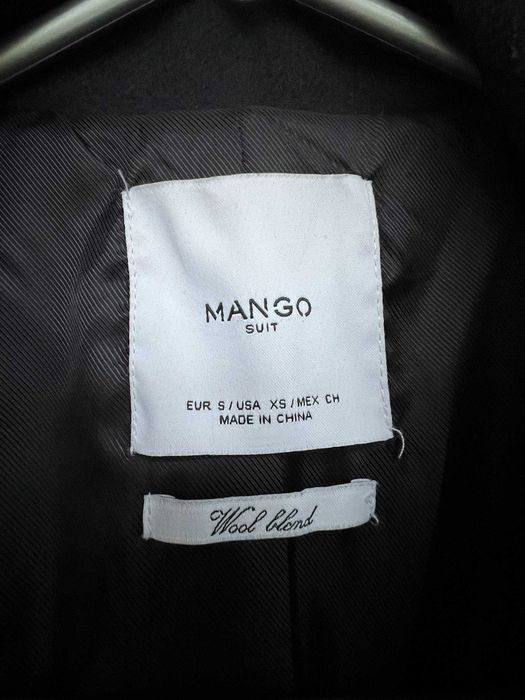 Sobretudo azul-escuro "Mango"