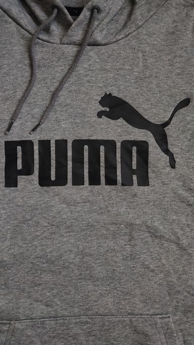 Худі PUMA Essentials grey big logo (Розмір L)
