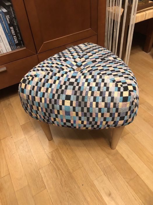 Stołek pufa krzesło art deco secesja boho etno pomocnik stolik gratis