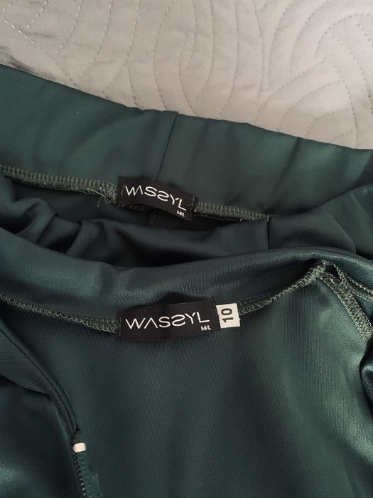 Komplet z lampasami Bluza + Spodnie zielone Wassyl