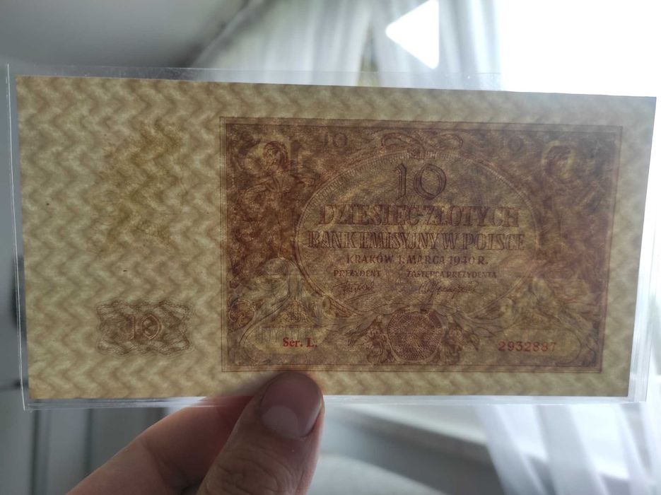 Banknot 10 zł 1940
