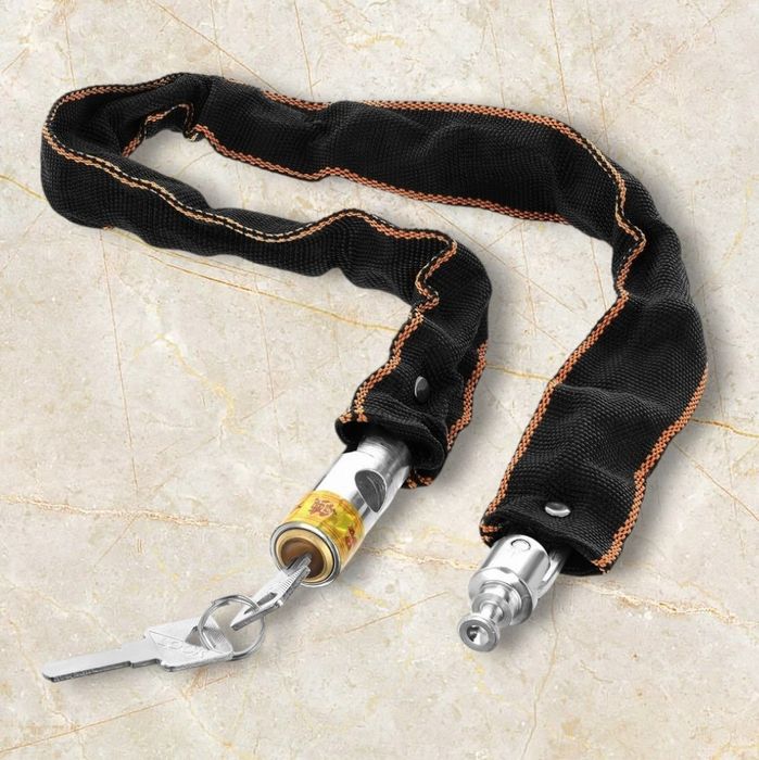 Blokada na Rower Motocykl Zapięcie Rowerowe Linka Zabezpieczenie 80cm