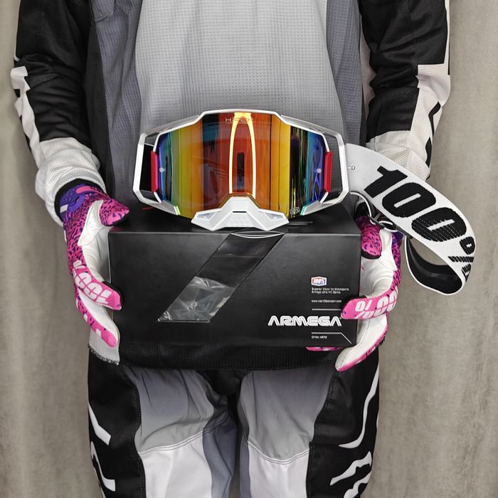 Мотоокуляри 100% Armega з Hiper лінзою  очки мотоочки маска 100 %