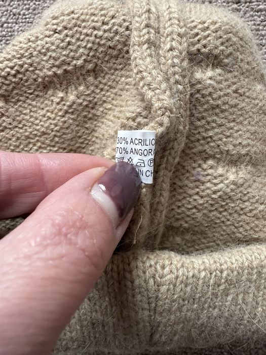 Шапка з коризьком ангора xs- s