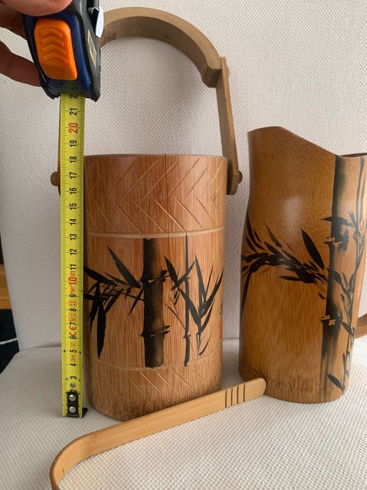 Vintage Handcrafted Bamboo Set