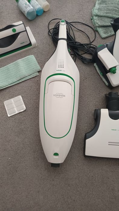 Vorwerk Kobold VK200 – Kit Completo + Limpa‑Vidros + Acessórios (Excelente Estado)