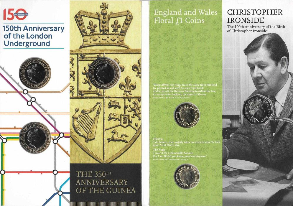 Inglaterra - - - "Carteira Anual BNC-2013" - - - - - Moedas