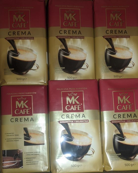 Mk cafe crema 6*500g kawa mielona 3kg