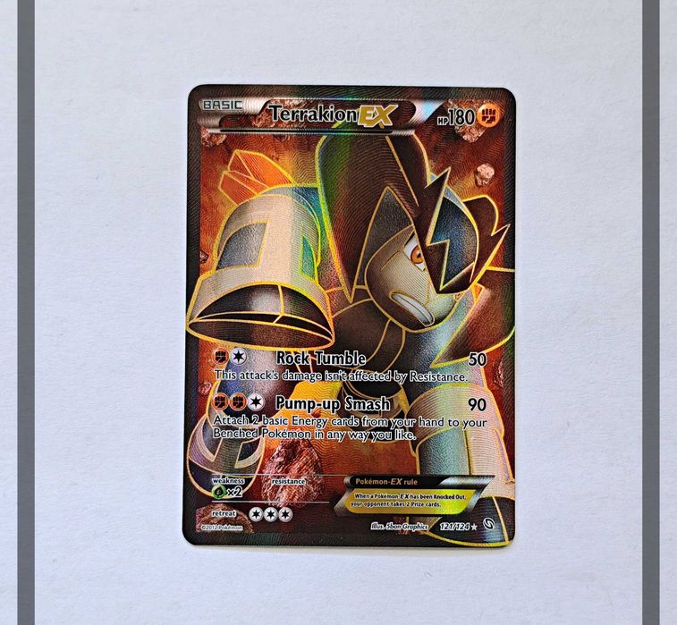 Terrakion Ex 121/124 DRX Pokemon ENG-NM