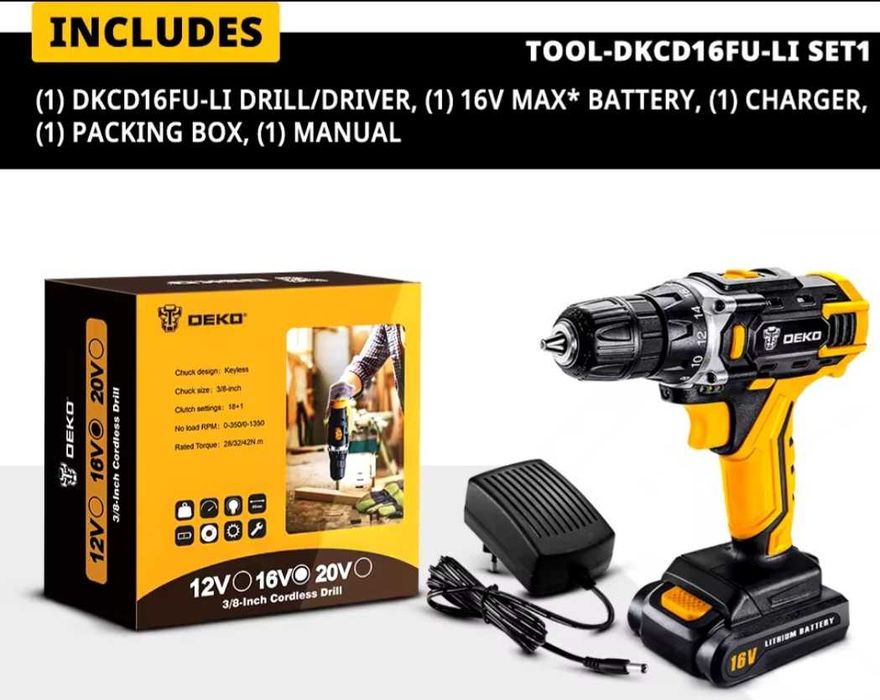 Aparafusadora nova 16v