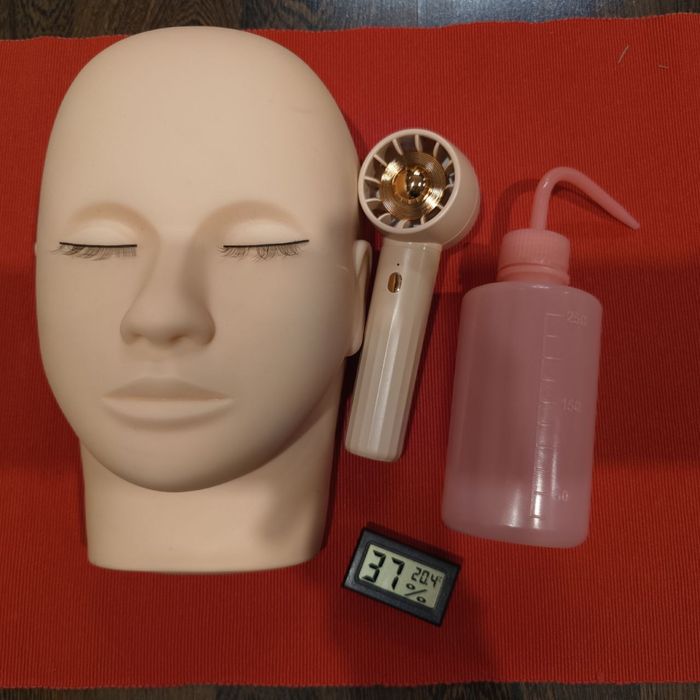 Zestaw do przedłużania rzęs - narzędzia i materiały