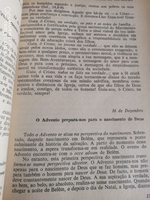 Livro João Paulo II "Pausas de reflexão"